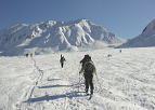立山山スキー初滑り