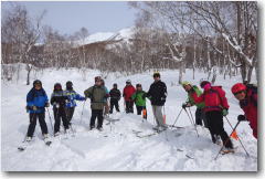 ニセコ深雪ツアー　北海道オフピステクラブの皆さんと
